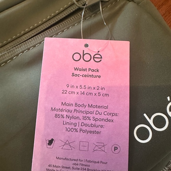 Obé Olive Green Women’s Waist/Crossbody Bag - Picture 3 of 3